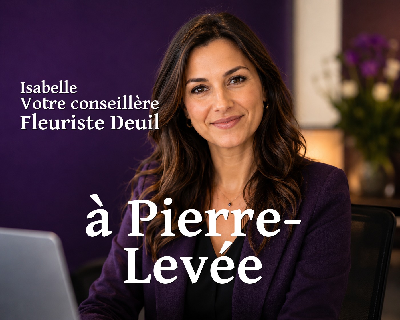 Isabelle, votre conseillère Fleuriste Deuil à Pierre-Levée