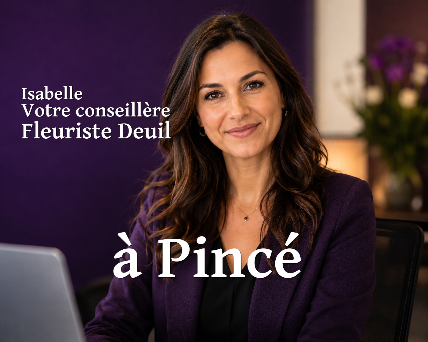 Isabelle, votre conseillère Fleuriste Deuil à Pincé