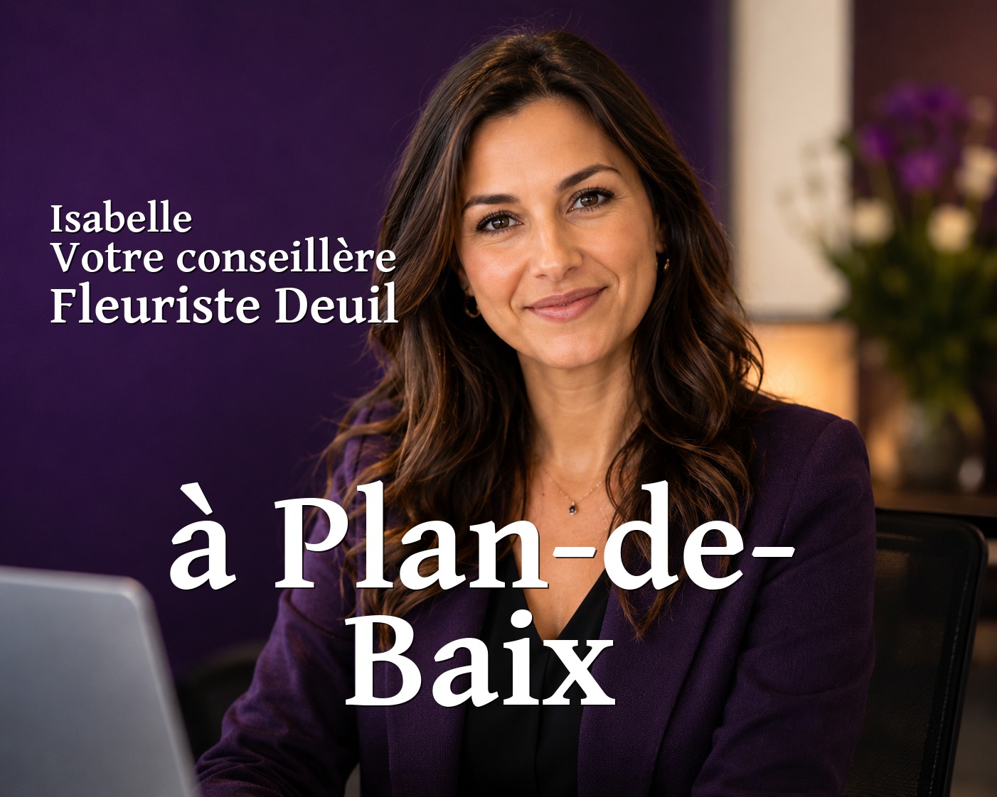 Isabelle, votre conseillère Fleuriste Deuil à Plan-de-Baix