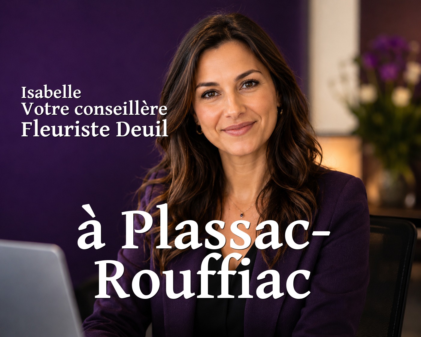Isabelle, votre conseillère Fleuriste Deuil à Plassac-Rouffiac