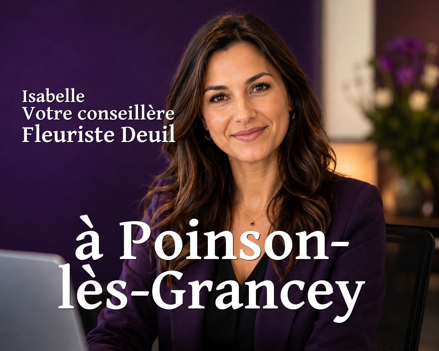 Isabelle, votre conseillère Fleuriste Deuil à Poinson-lès-Grancey