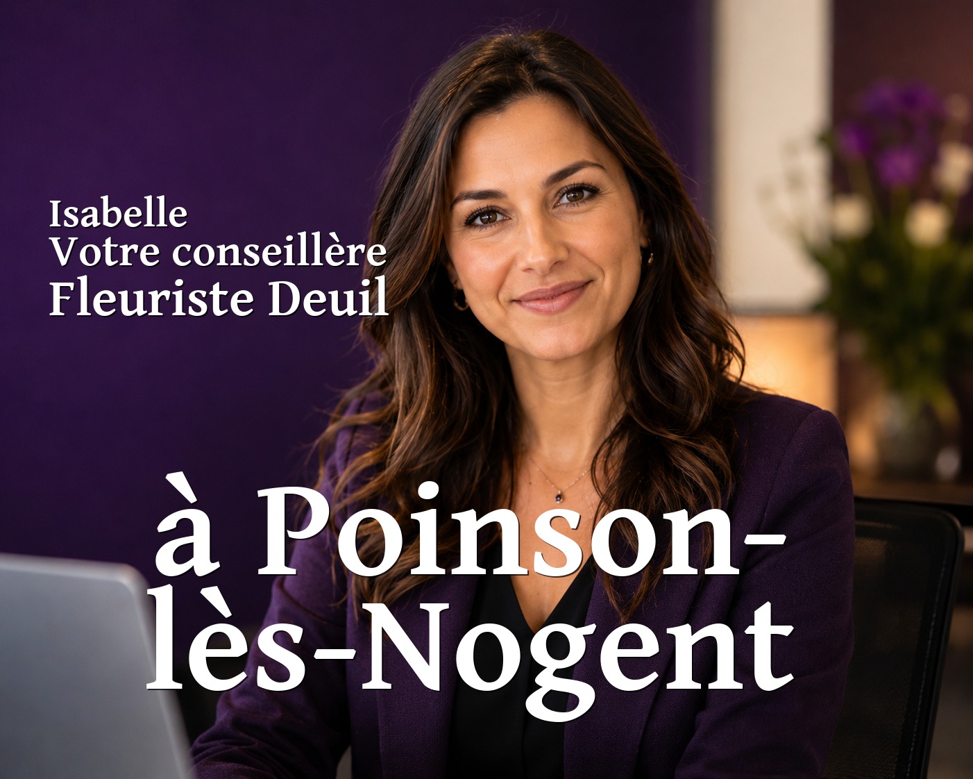 Isabelle, votre conseillère Fleuriste Deuil à Poinson-lès-Nogent