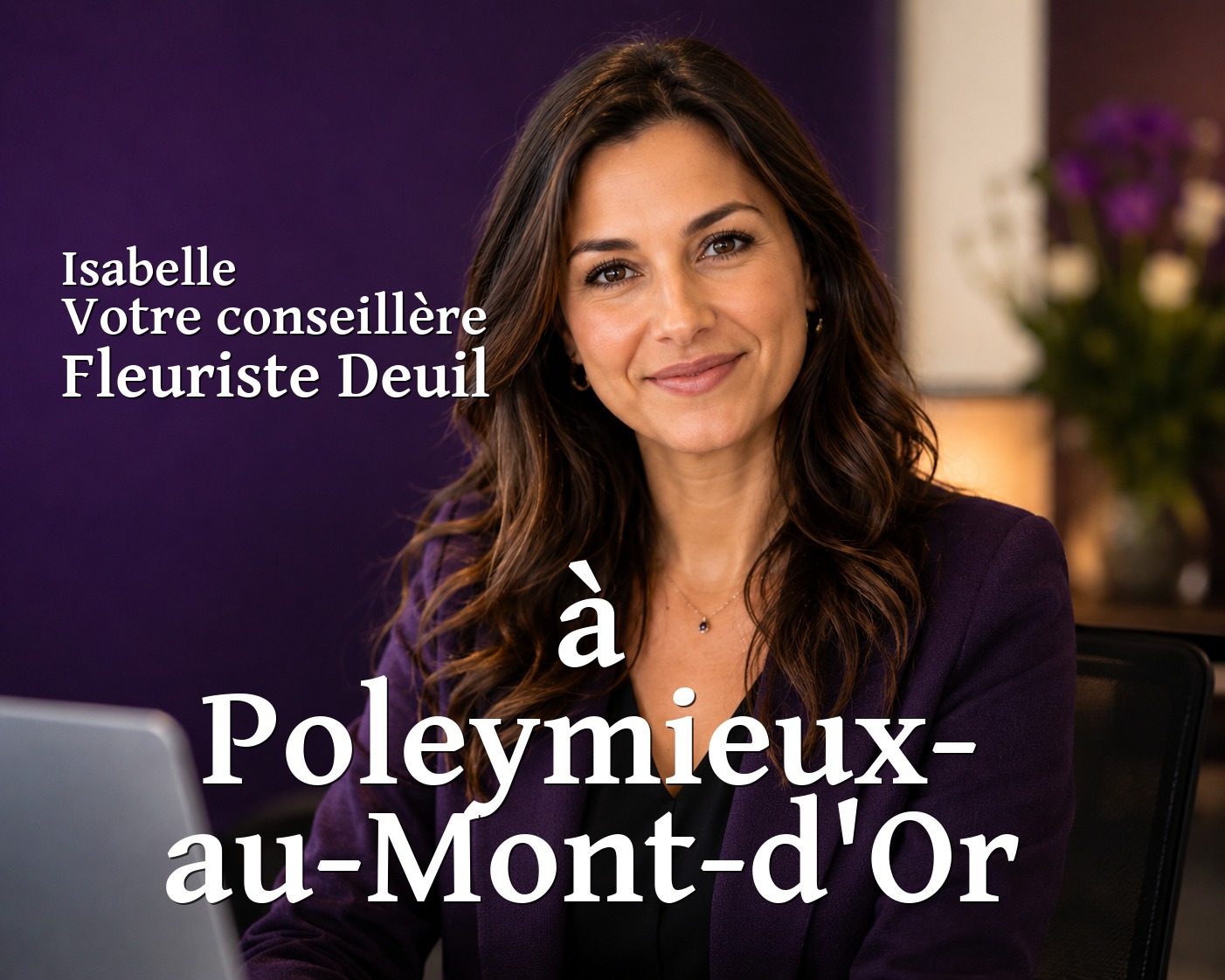 Isabelle, votre conseillère Fleuriste Deuil à Poleymieux-au-Mont-d'Or