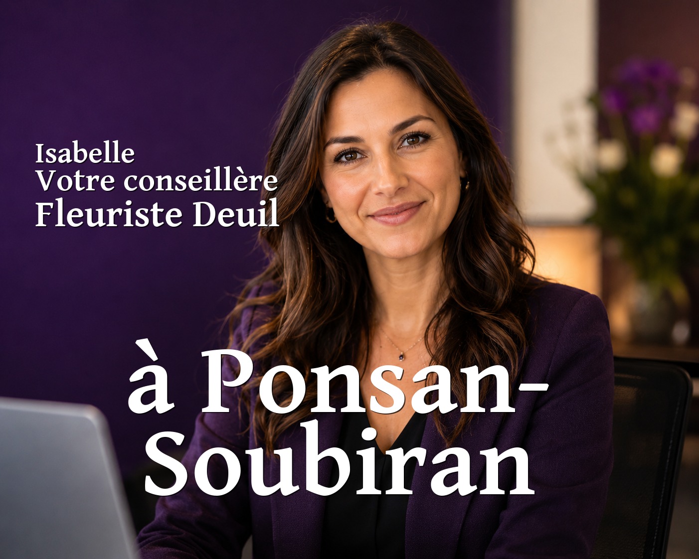 Isabelle, votre conseillère Fleuriste Deuil à Ponsan-Soubiran