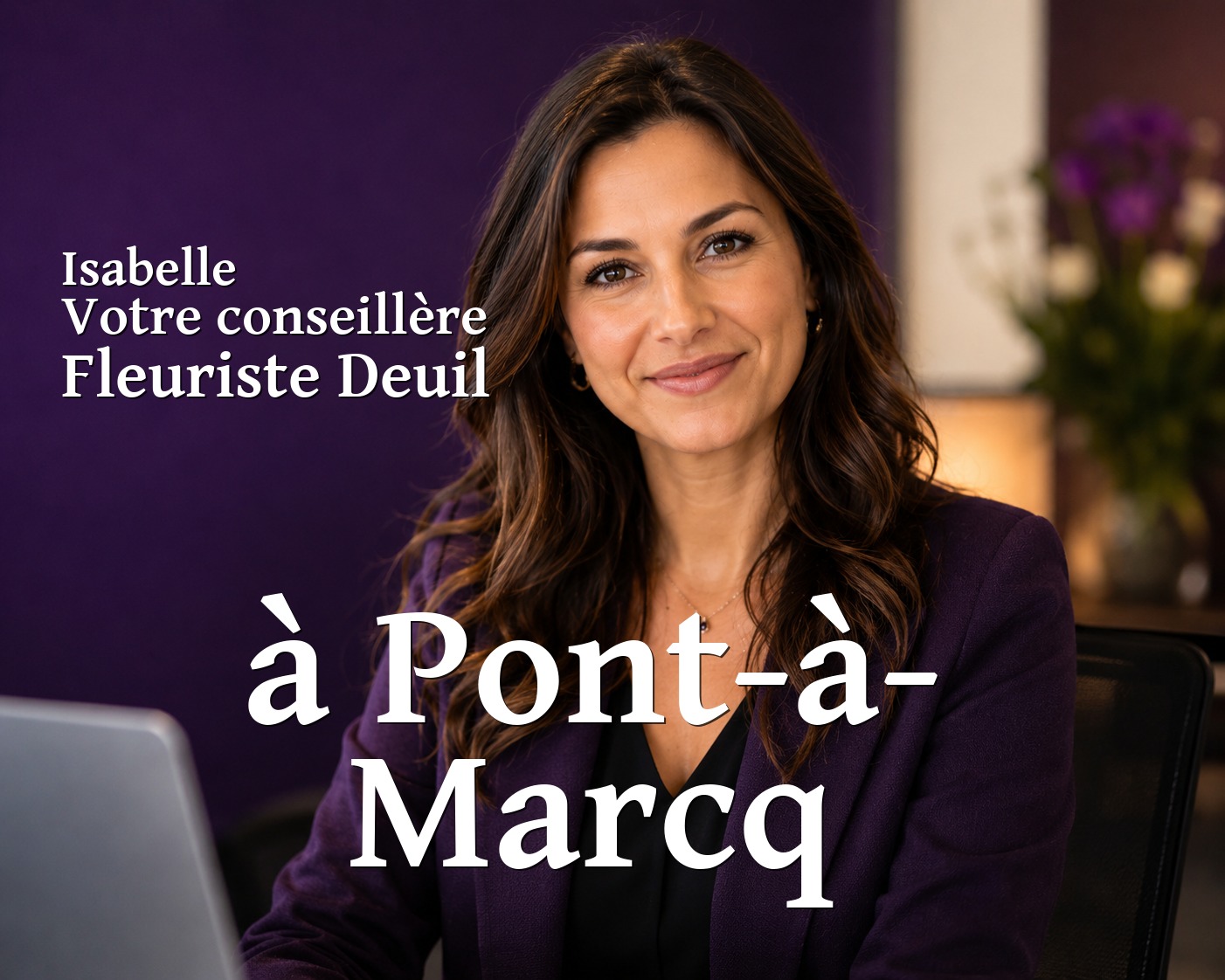Isabelle, votre conseillère Fleuriste Deuil à Pont-à-Marcq