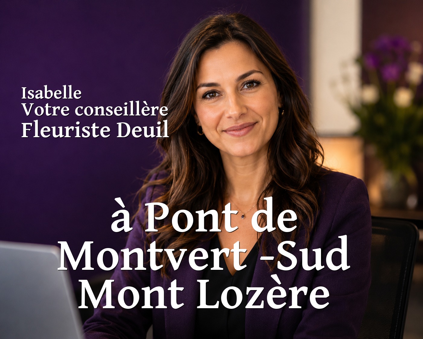 Isabelle, votre conseillère Fleuriste Deuil à Pont de Montvert - Sud Mont Lozère