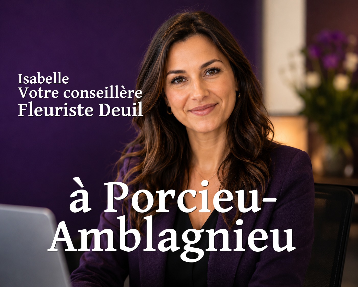 Isabelle, votre conseillère Fleuriste Deuil à Porcieu-Amblagnieu