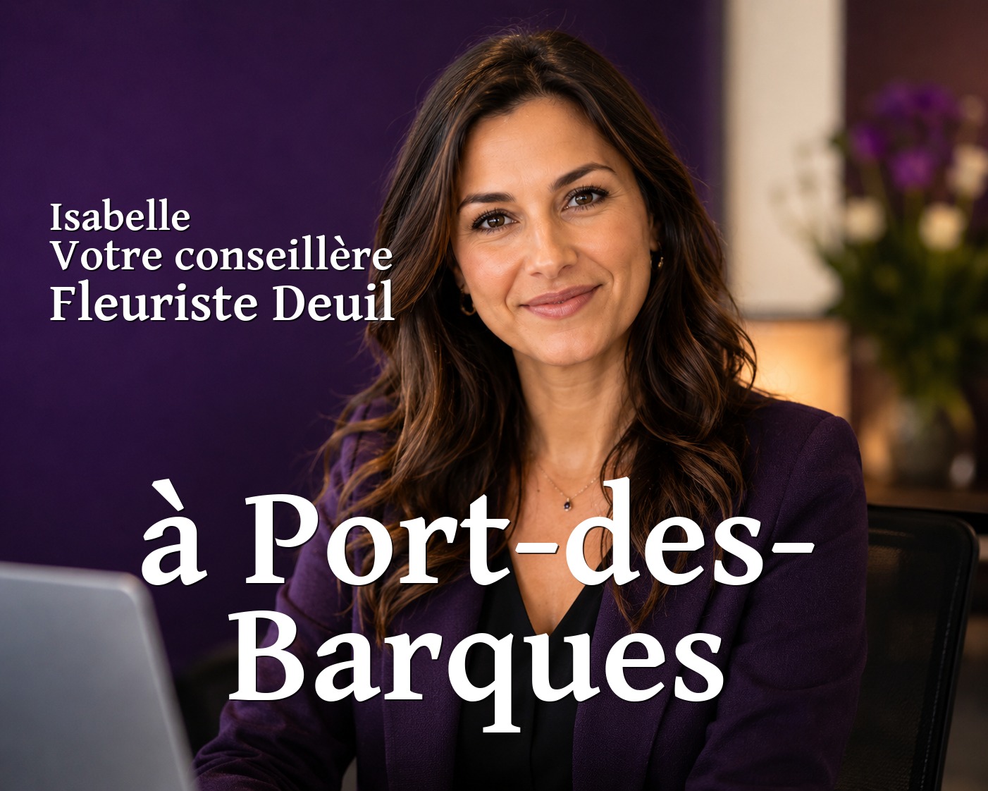 Isabelle, votre conseillère Fleuriste Deuil à Port-des-Barques