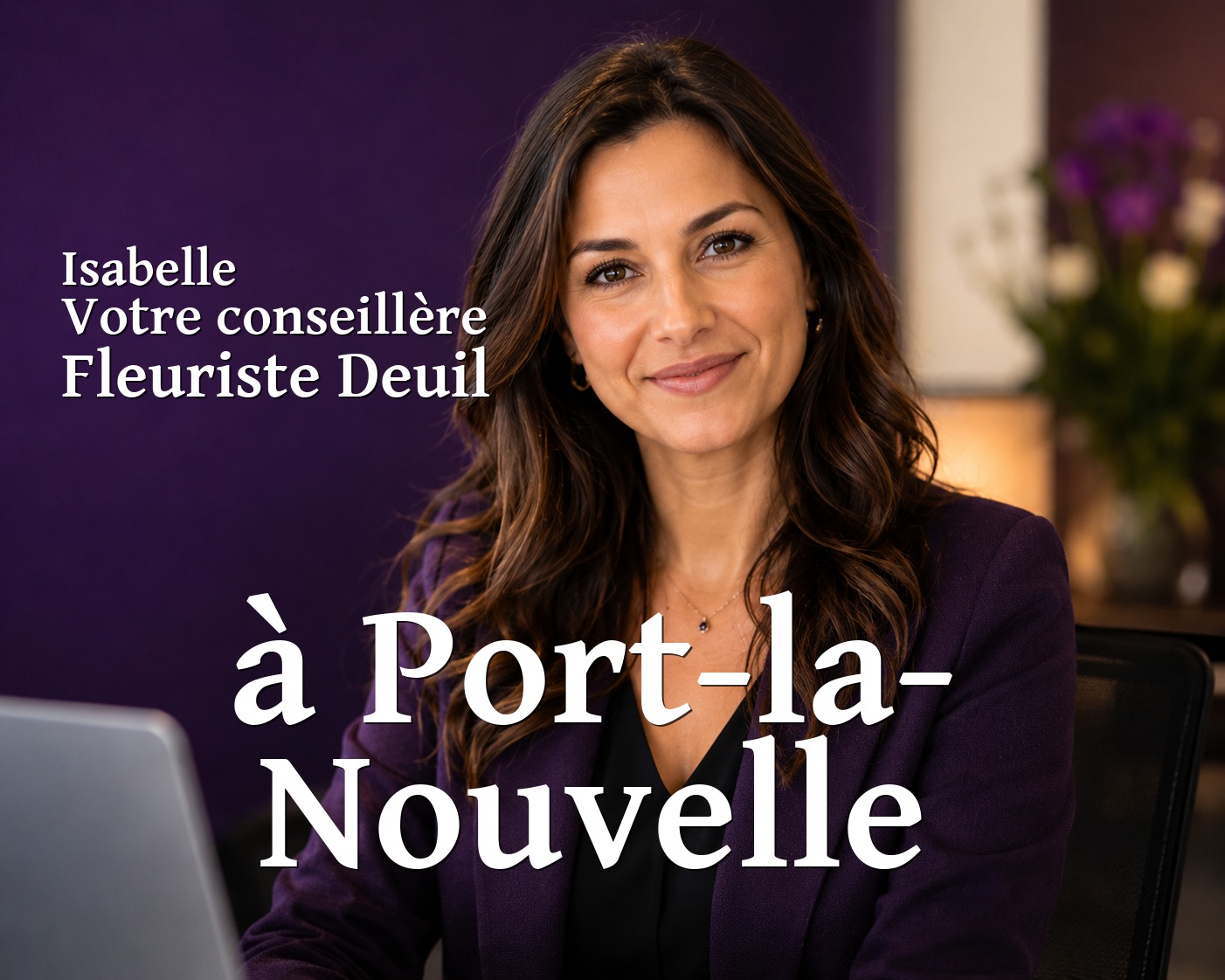 Isabelle, votre conseillère Fleuriste Deuil à Port-la-Nouvelle