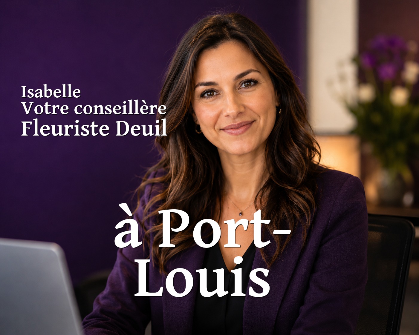 Isabelle, votre conseillère Fleuriste Deuil à Port-Louis