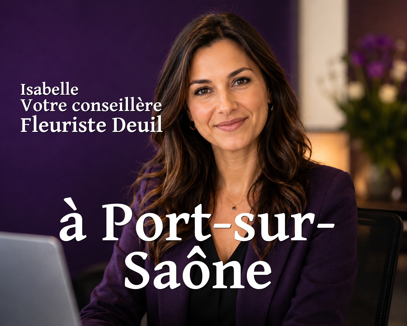 Isabelle, votre conseillère Fleuriste Deuil à Port-sur-Saône