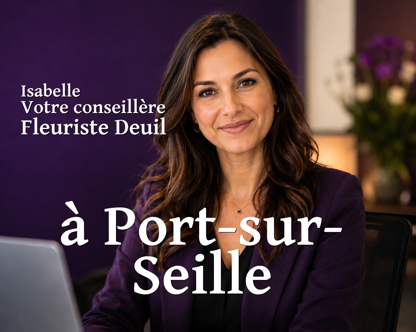 Isabelle, votre conseillère Fleuriste Deuil à Port-sur-Seille