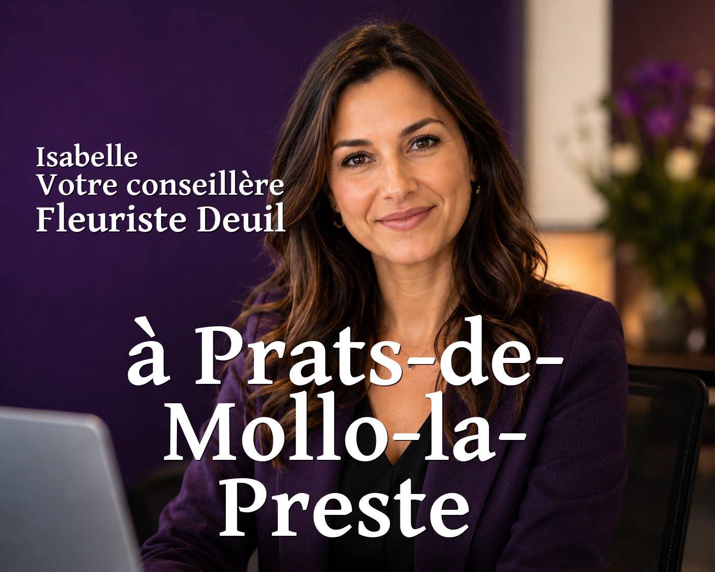 Isabelle, votre conseillère Fleuriste Deuil à Prats-de-Mollo-la-Preste