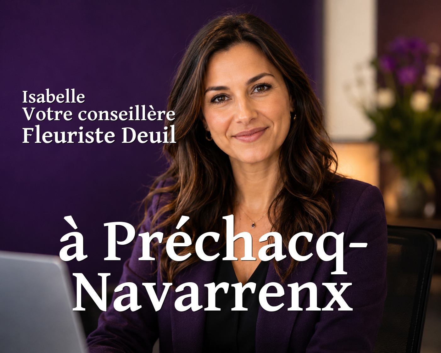 Isabelle, votre conseillère Fleuriste Deuil à Préchacq-Navarrenx