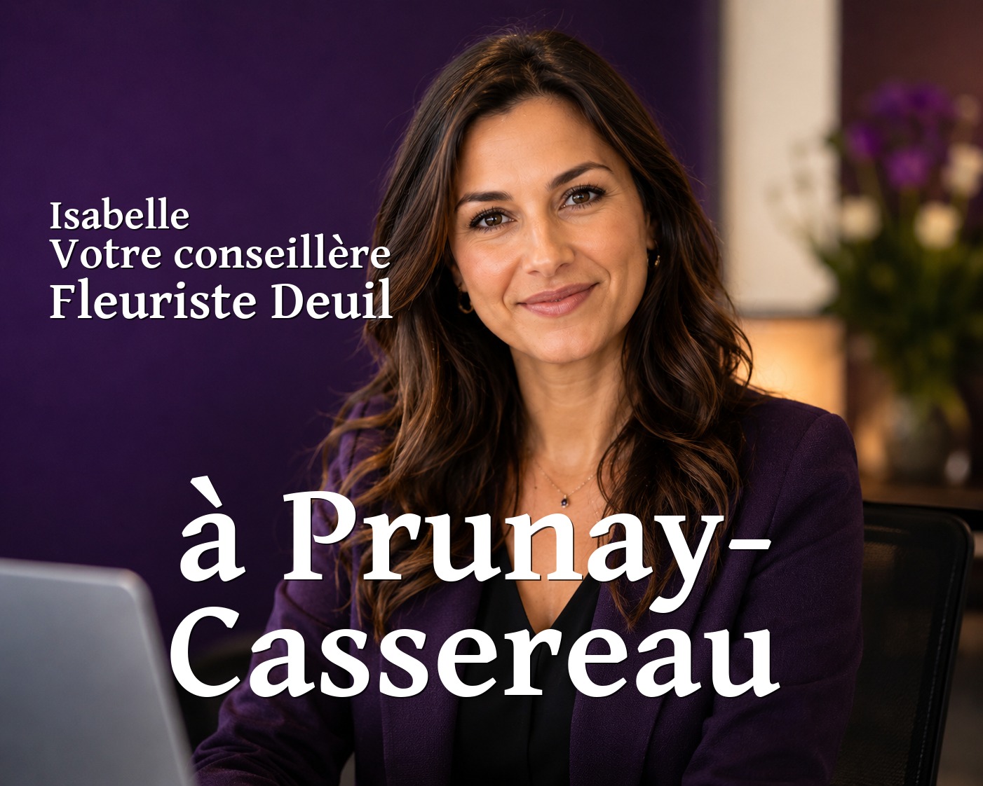 Isabelle, votre conseillère Fleuriste Deuil à Prunay-Cassereau