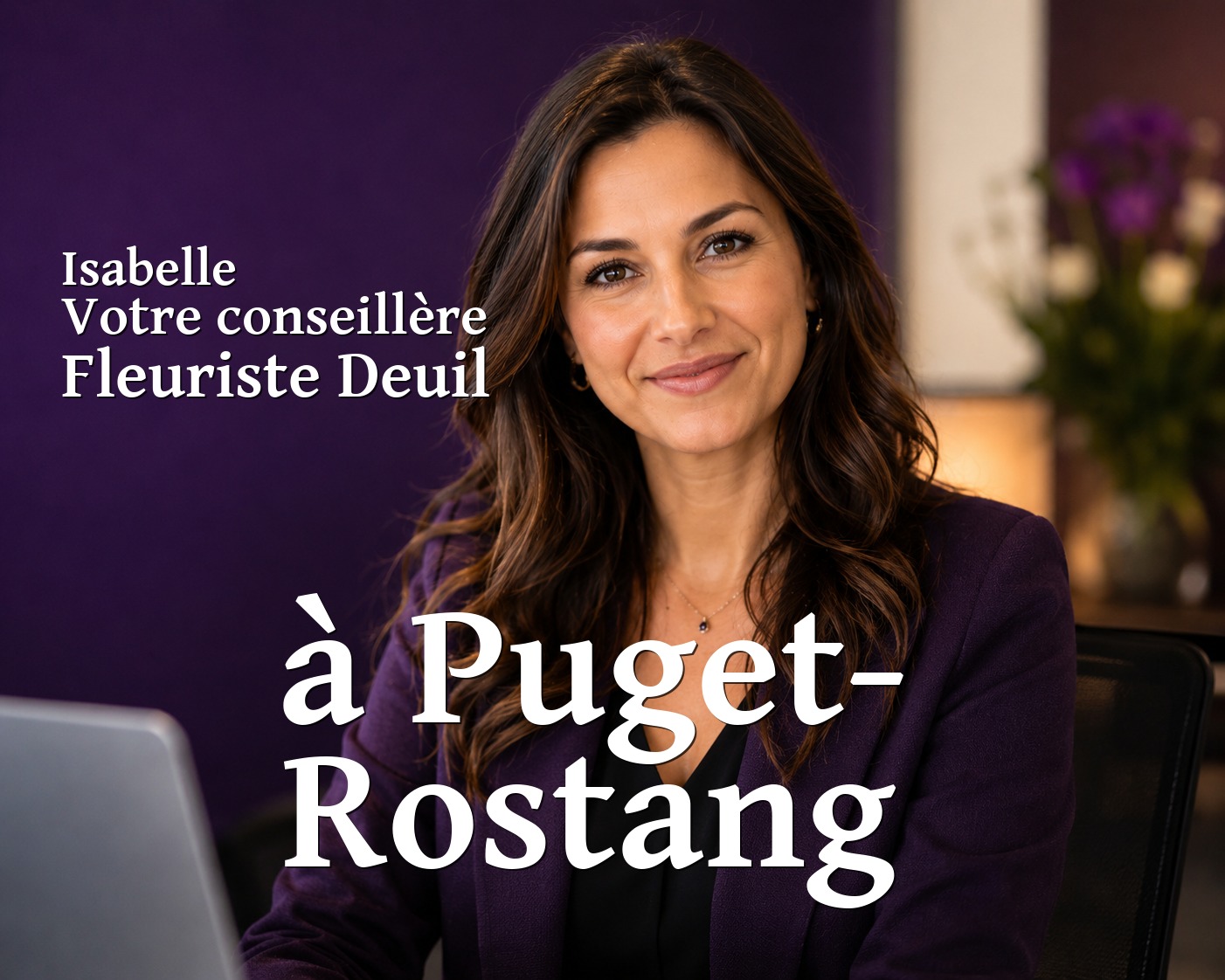 Isabelle, votre conseillère Fleuriste Deuil à Puget-Rostang