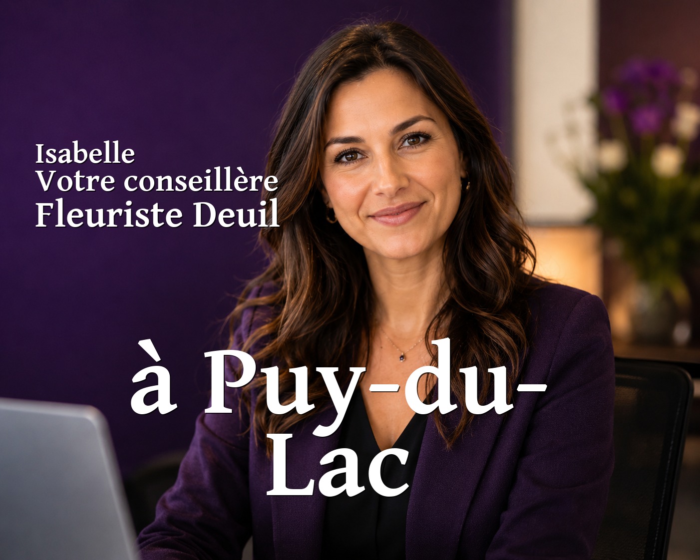 Isabelle, votre conseillère Fleuriste Deuil à Puy-du-Lac