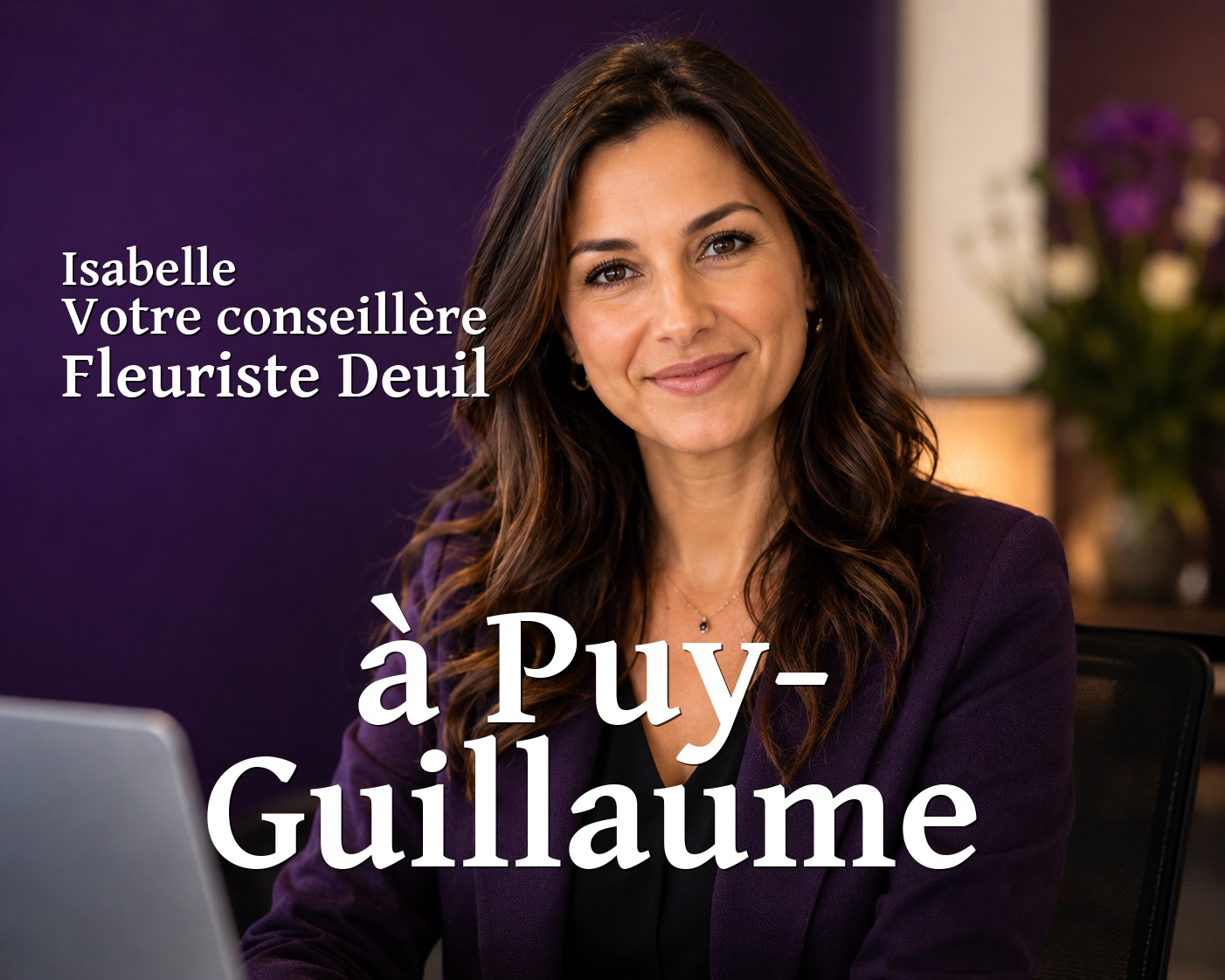 Isabelle, votre conseillère Fleuriste Deuil à Puy-Guillaume