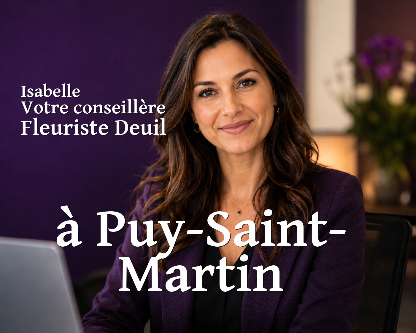 Isabelle, votre conseillère Fleuriste Deuil à Puy-Saint-Martin