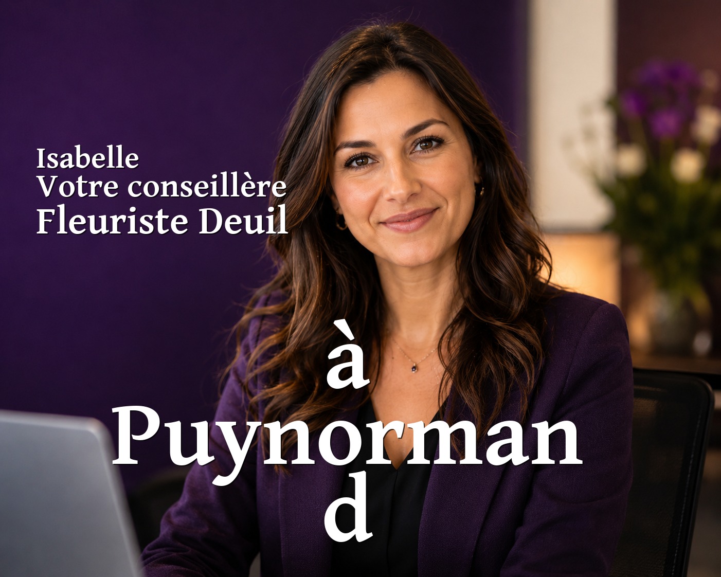 Isabelle, votre conseillère Fleuriste Deuil à Puynormand