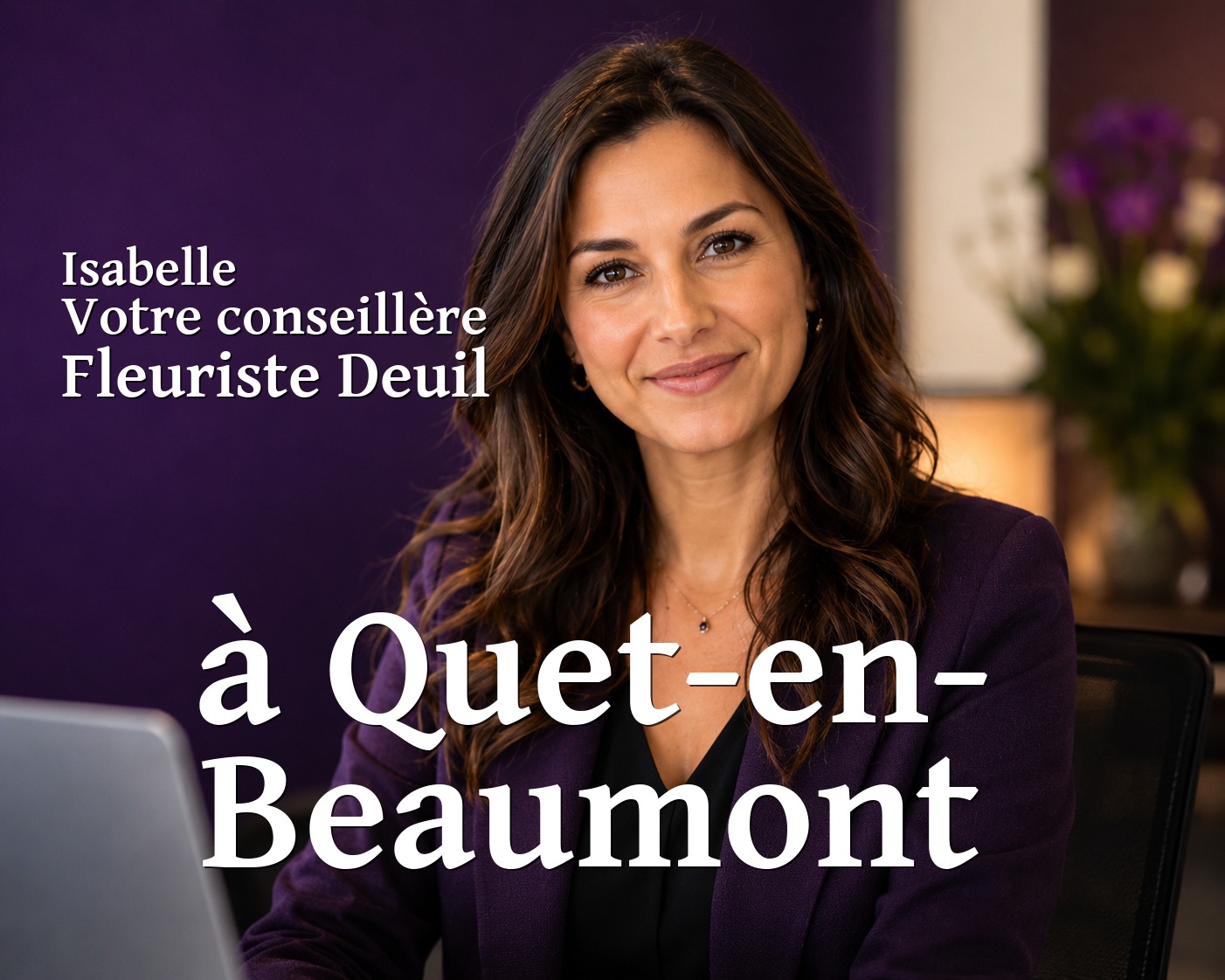 Isabelle, votre conseillère Fleuriste Deuil à Quet-en-Beaumont