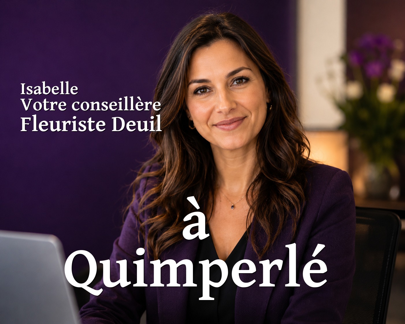 Isabelle, votre conseillère Fleuriste Deuil à Quimperlé