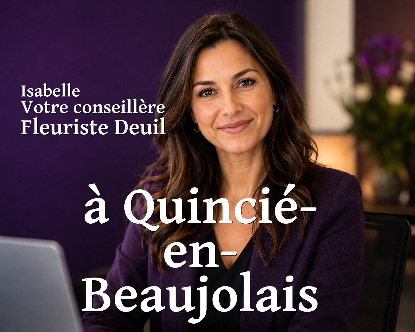 Isabelle, votre conseillère Fleuriste Deuil à Quincié-en-Beaujolais