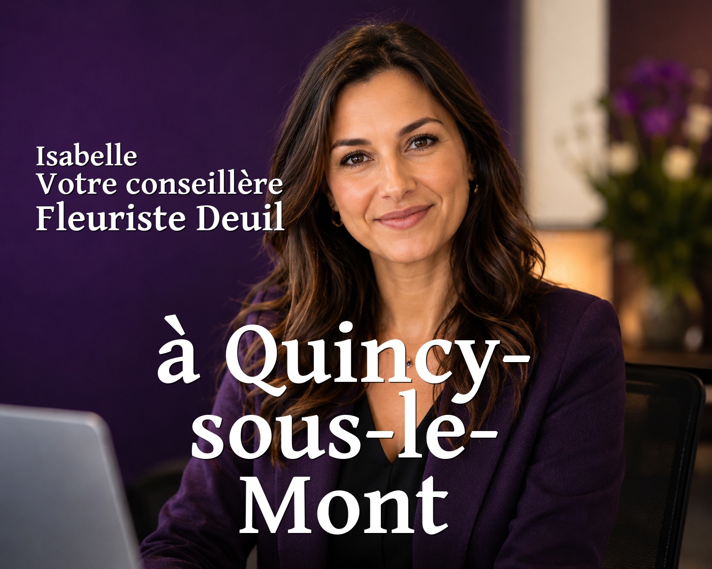 Isabelle, votre conseillère Fleuriste Deuil à Quincy-sous-le-Mont