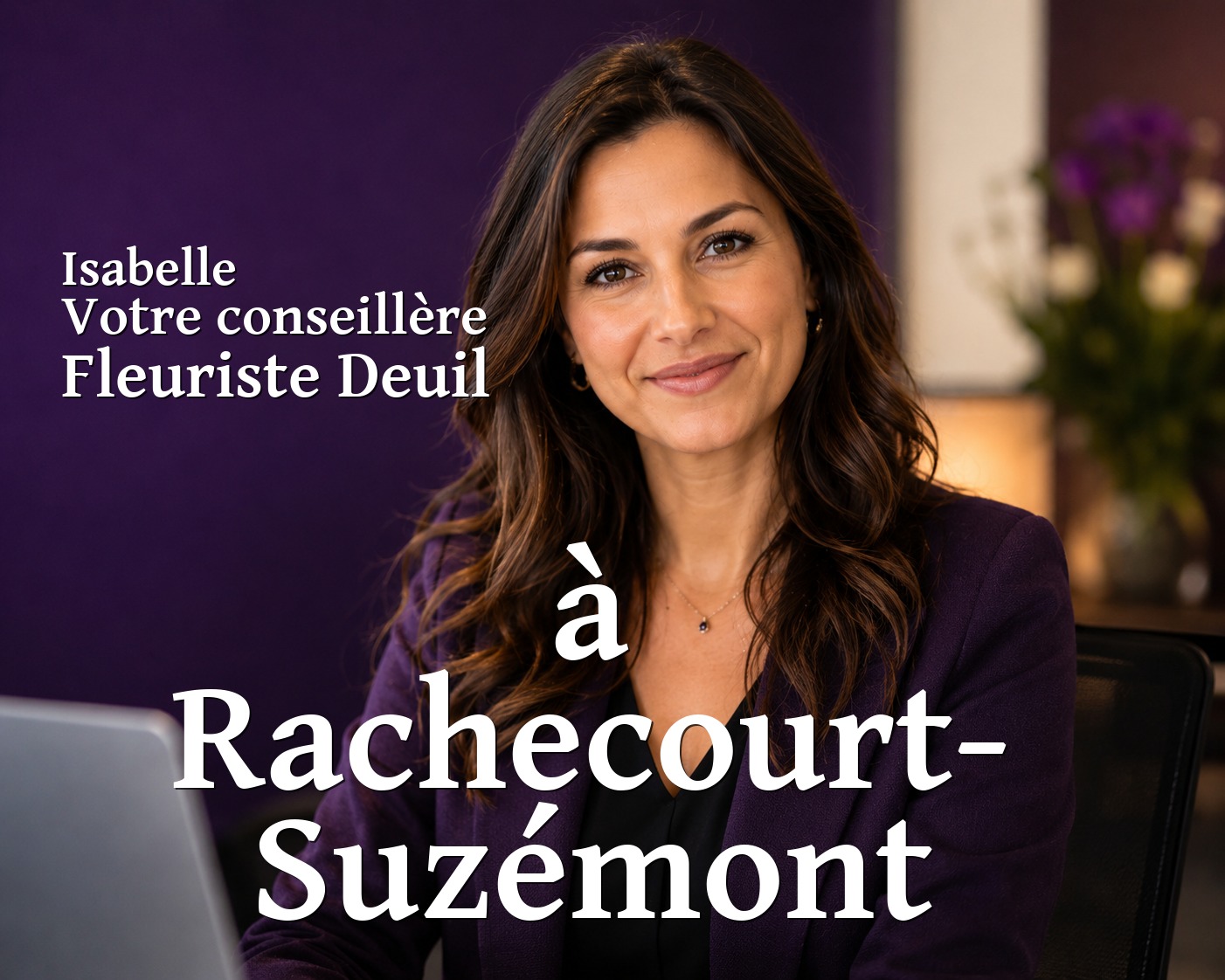 Isabelle, votre conseillère Fleuriste Deuil à Rachecourt-Suzémont