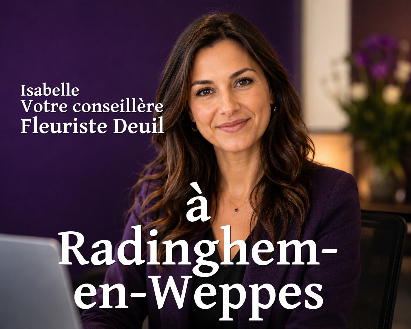 Isabelle, votre conseillère Fleuriste Deuil à Radinghem-en-Weppes