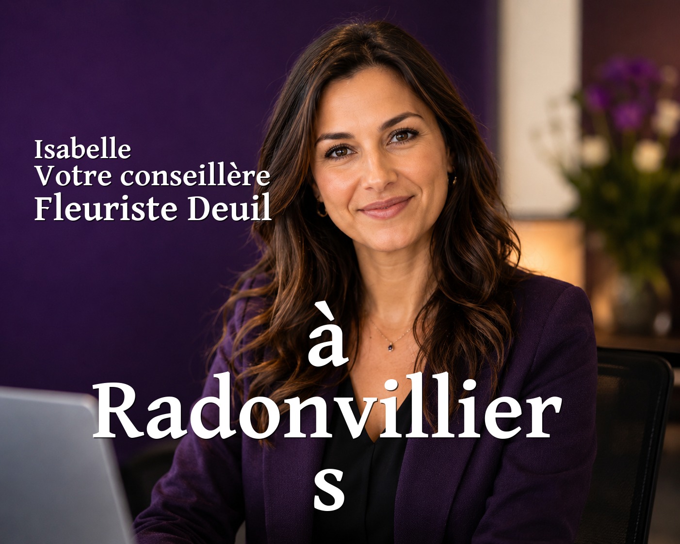 Isabelle, votre conseillère Fleuriste Deuil à Radonvilliers