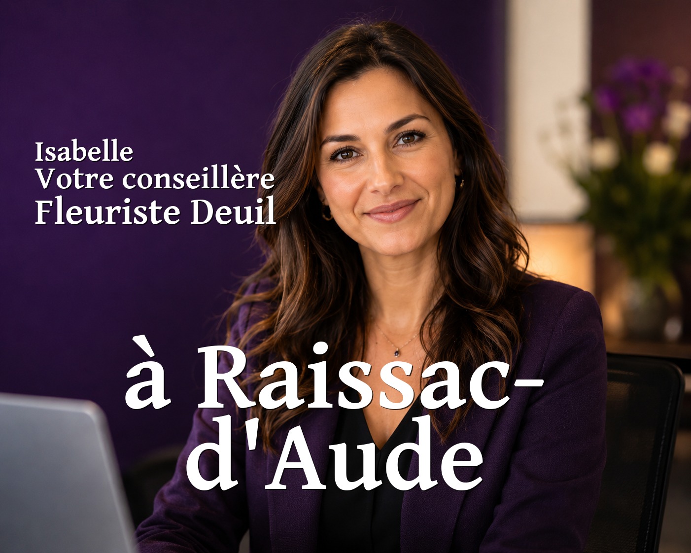 Isabelle, votre conseillère Fleuriste Deuil à Raissac-d'Aude