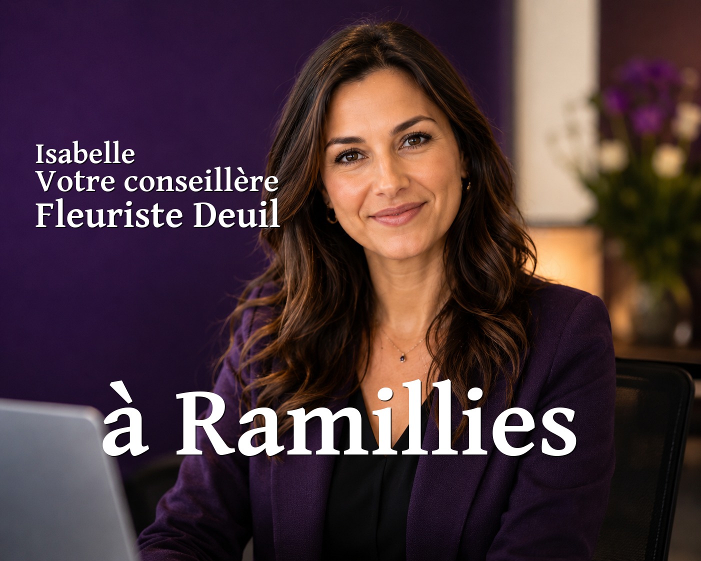 Isabelle, votre conseillère Fleuriste Deuil à Ramillies