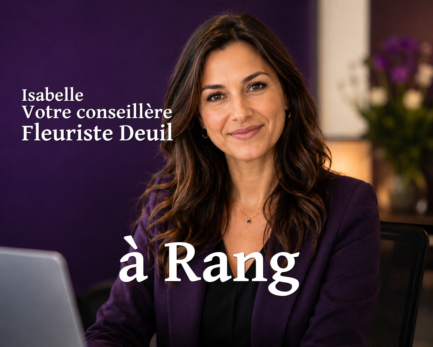Isabelle, votre conseillère Fleuriste Deuil à Rang