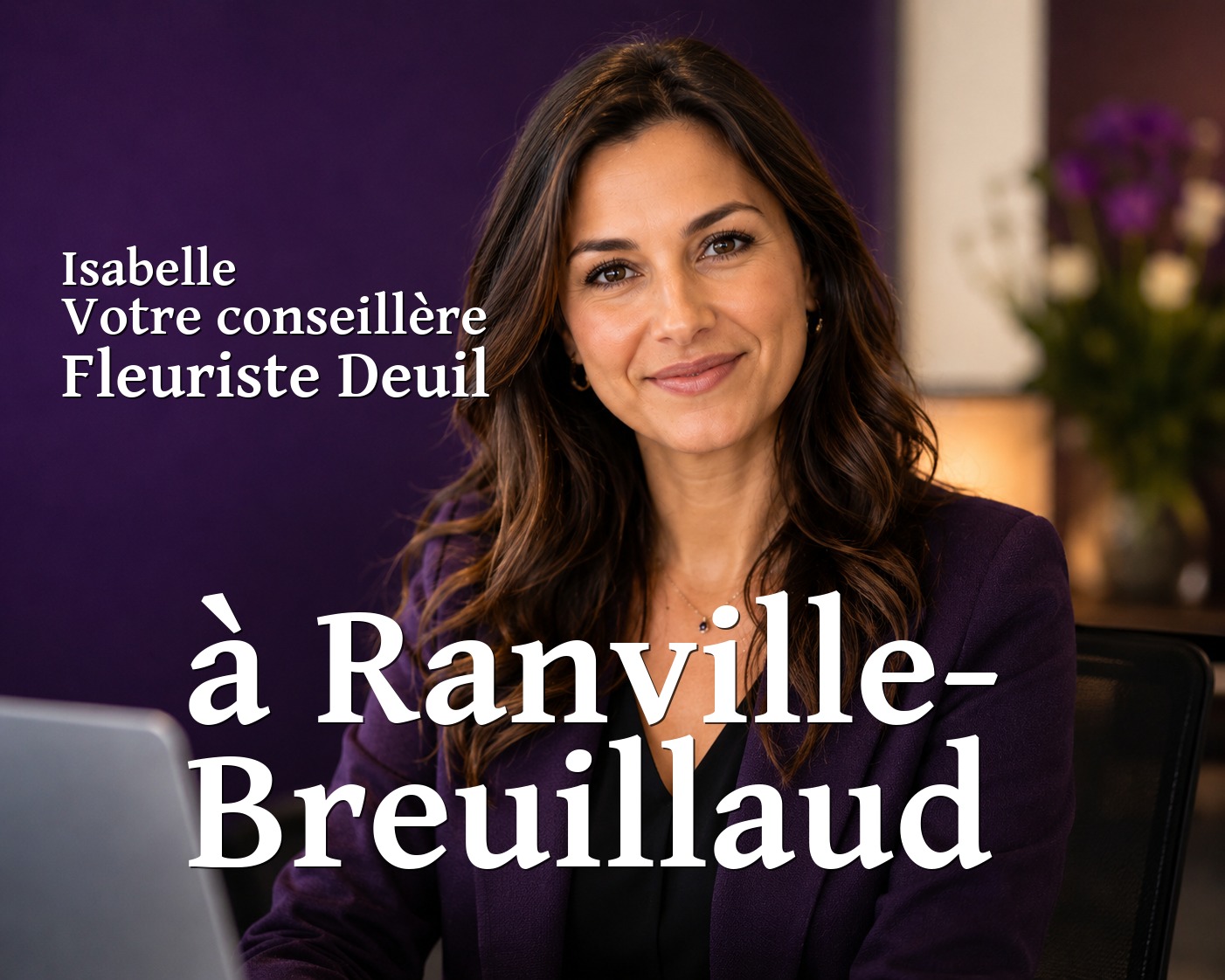 Isabelle, votre conseillère Fleuriste Deuil à Ranville-Breuillaud