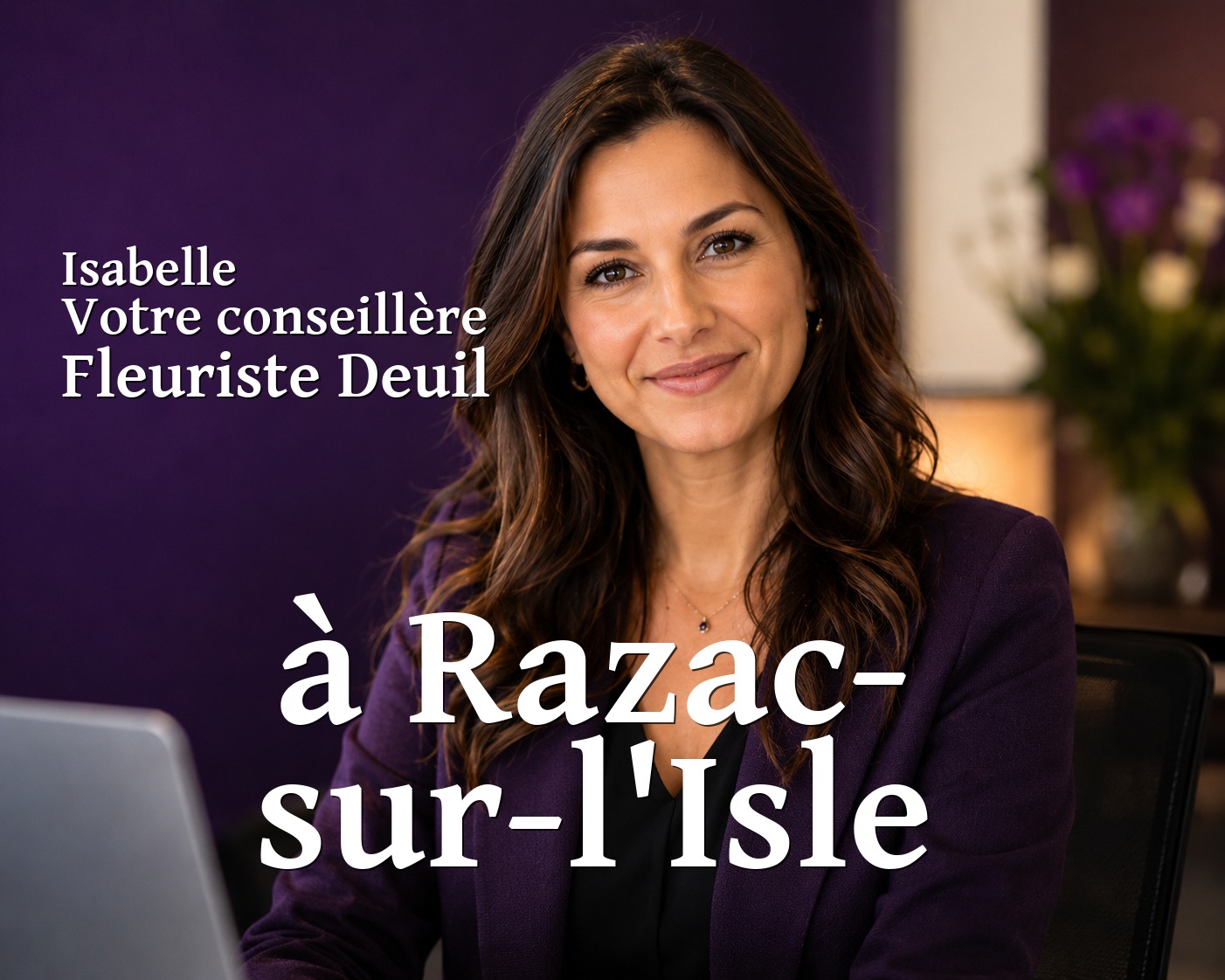 Isabelle, votre conseillère Fleuriste Deuil à Razac-sur-l'Isle