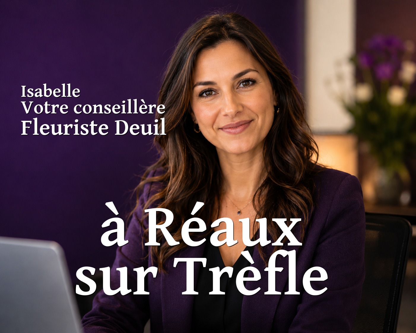 Isabelle, votre conseillère Fleuriste Deuil à Réaux sur Trèfle