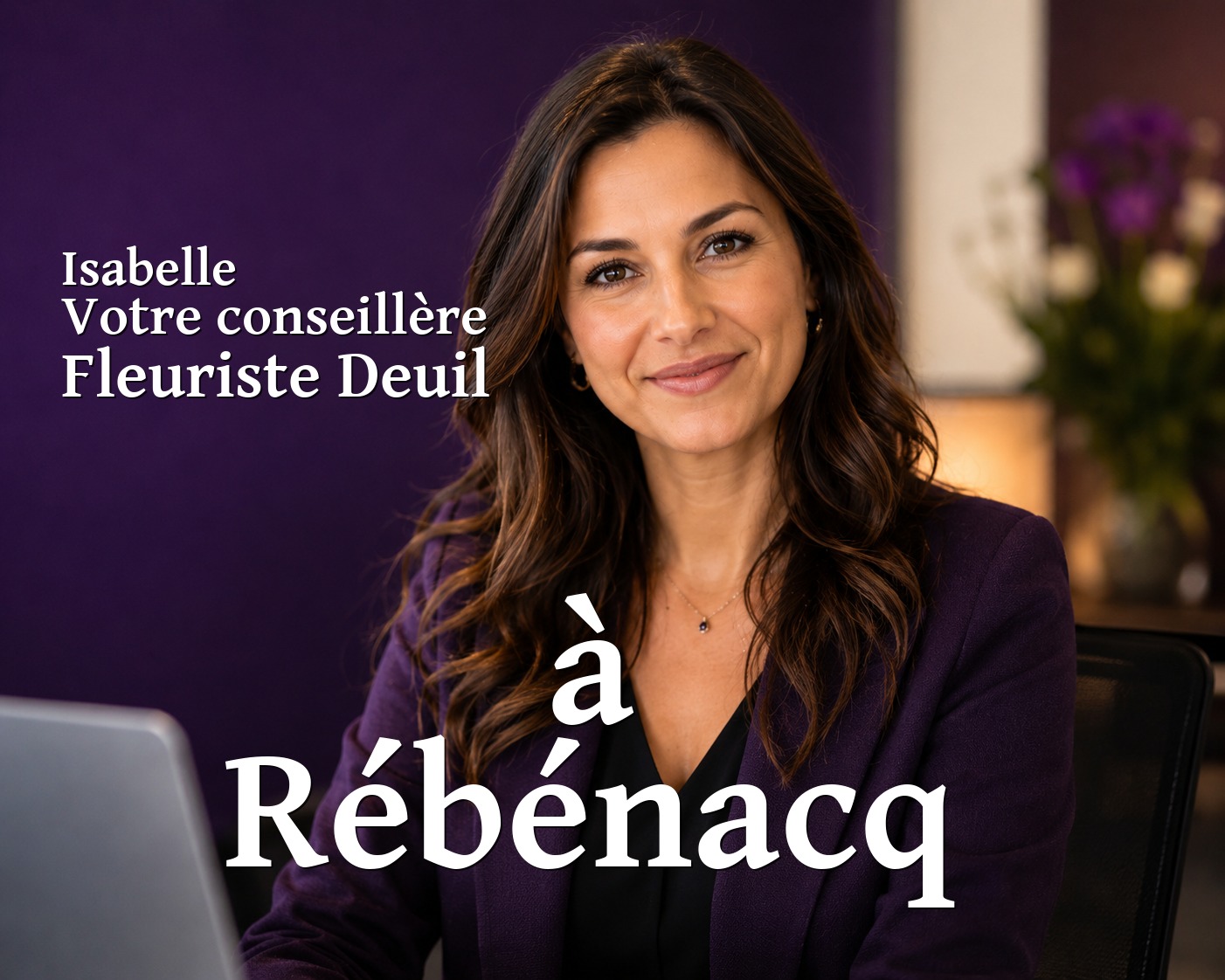 Isabelle, votre conseillère Fleuriste Deuil à Rébénacq