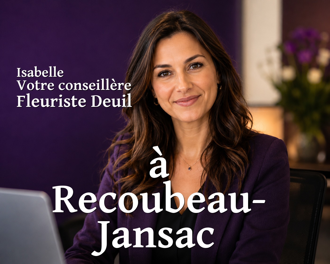 Isabelle, votre conseillère Fleuriste Deuil à Recoubeau-Jansac