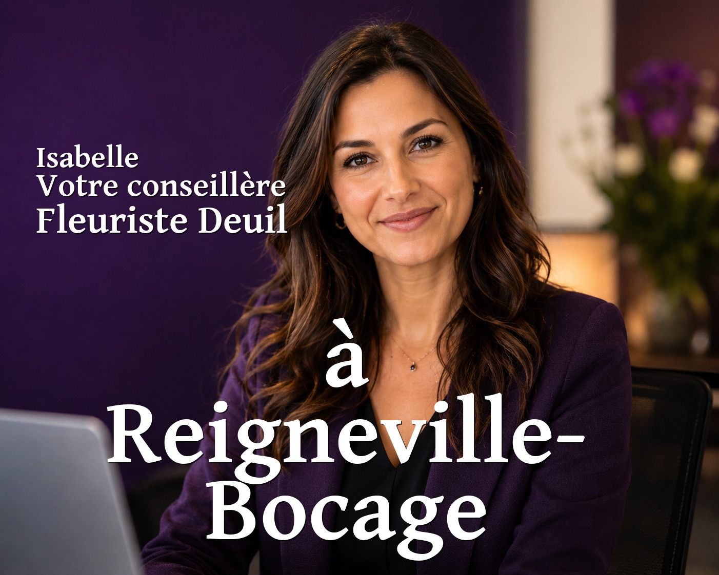 Isabelle, votre conseillère Fleuriste Deuil à Reigneville-Bocage