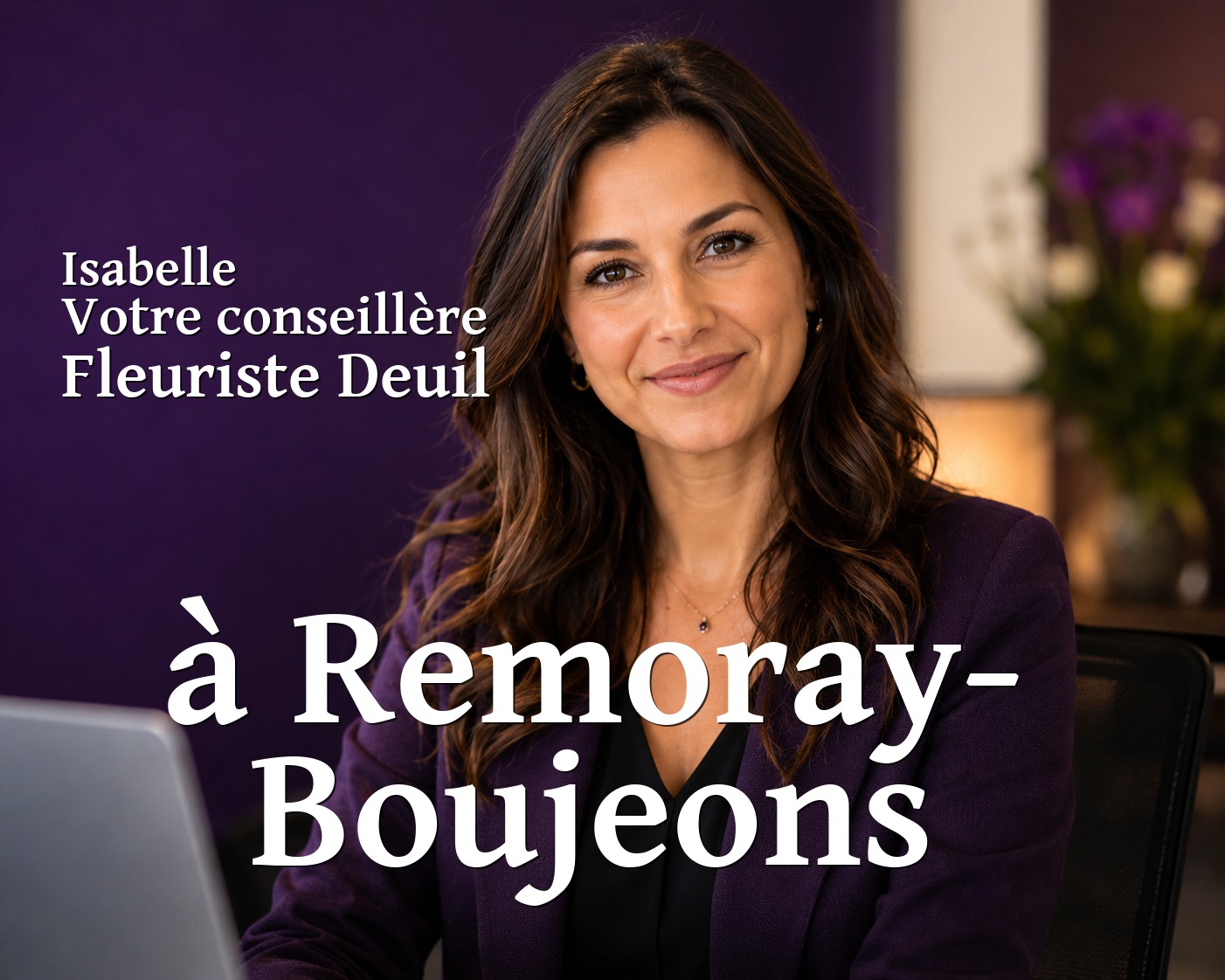 Isabelle, votre conseillère Fleuriste Deuil à Remoray-Boujeons