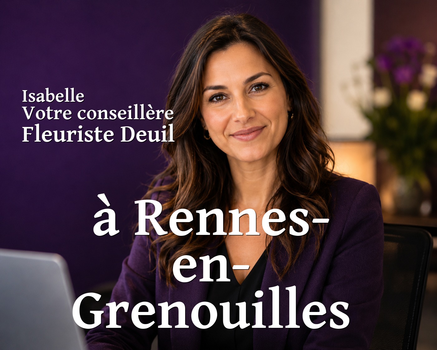 Isabelle, votre conseillère Fleuriste Deuil à Rennes-en-Grenouilles