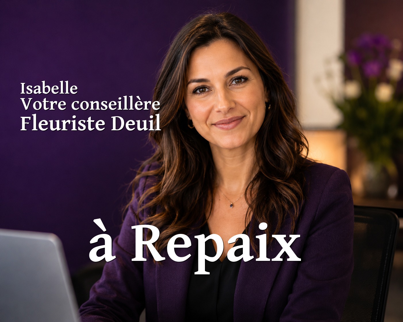 Isabelle, votre conseillère Fleuriste Deuil à Repaix