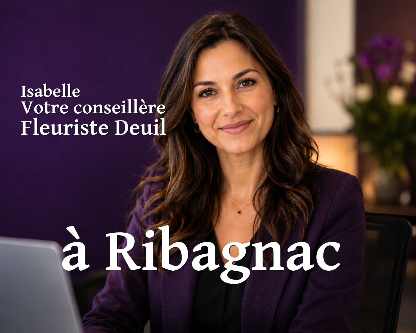 Isabelle, votre conseillère Fleuriste Deuil à Ribagnac