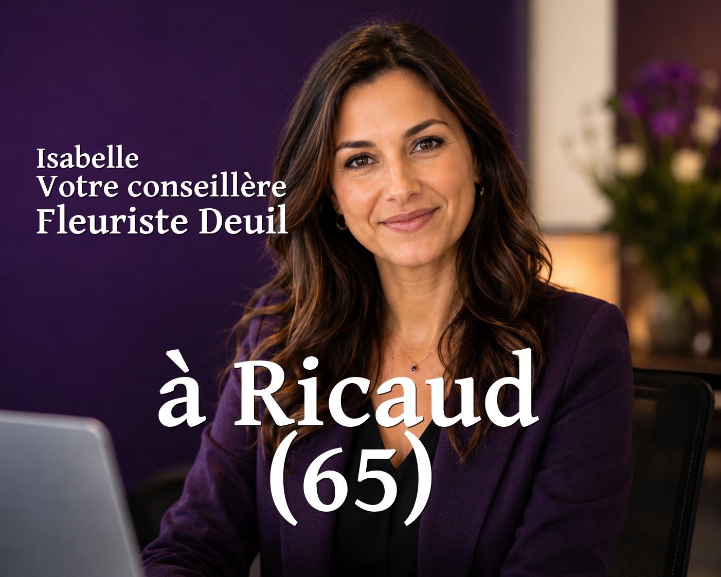 Isabelle, votre conseillère Fleuriste Deuil à Ricaud (65)
