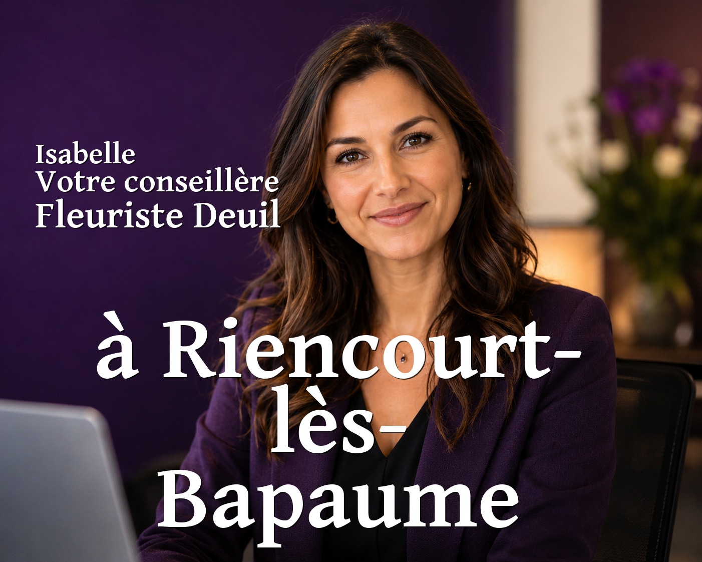 Isabelle, votre conseillère Fleuriste Deuil à Riencourt-lès-Bapaume