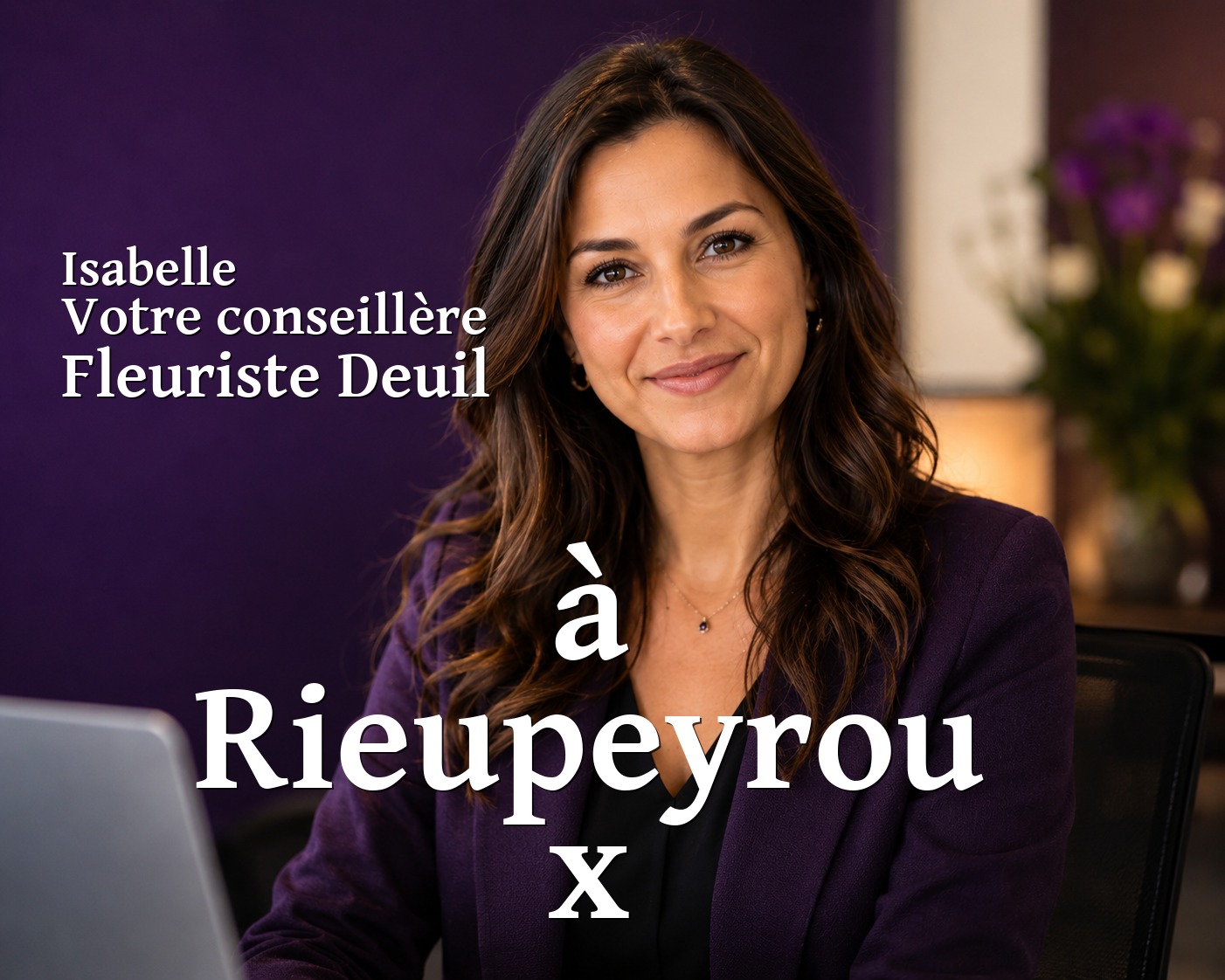 Isabelle, votre conseillère Fleuriste Deuil à Rieupeyroux