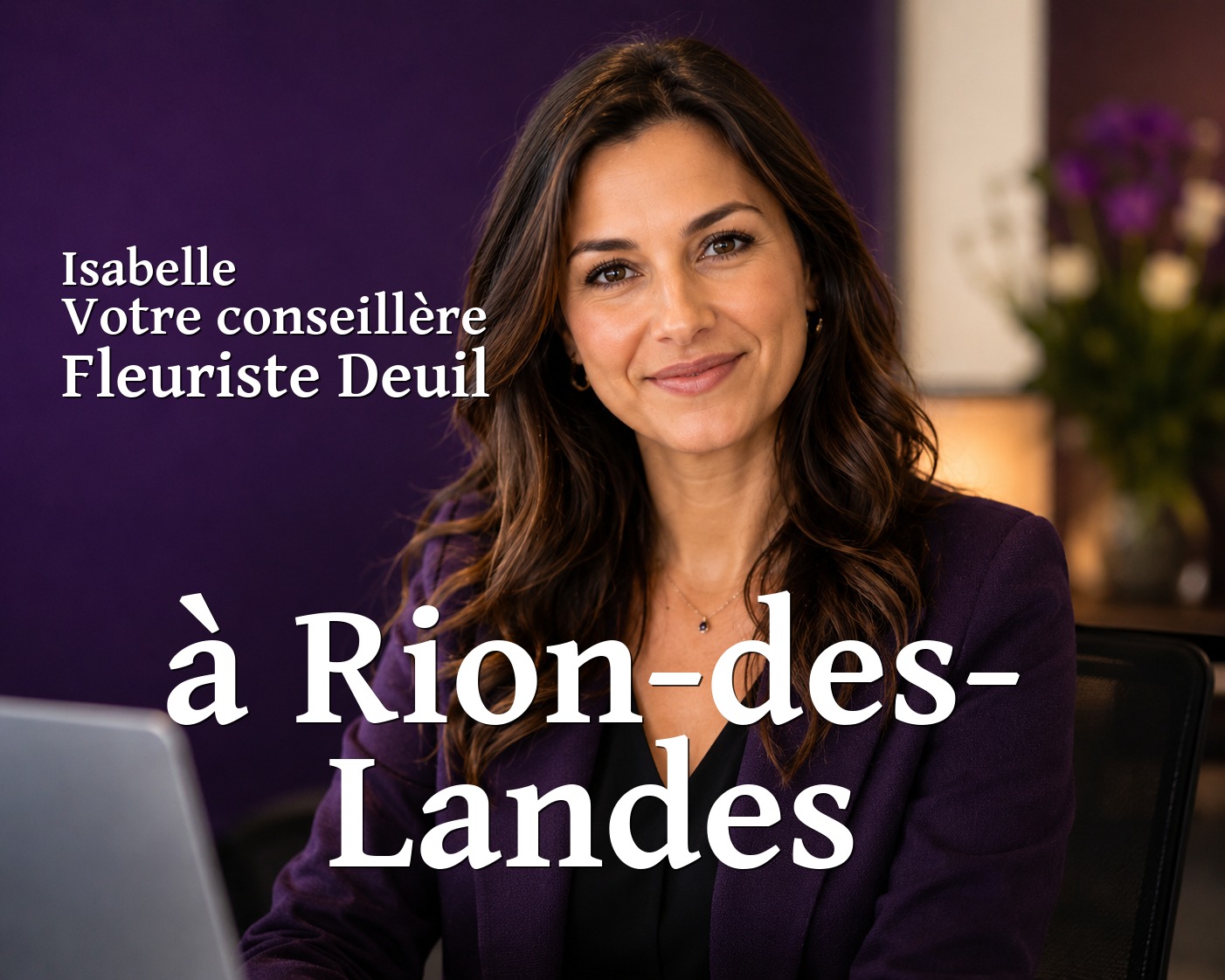 Isabelle, votre conseillère Fleuriste Deuil à Rion-des-Landes