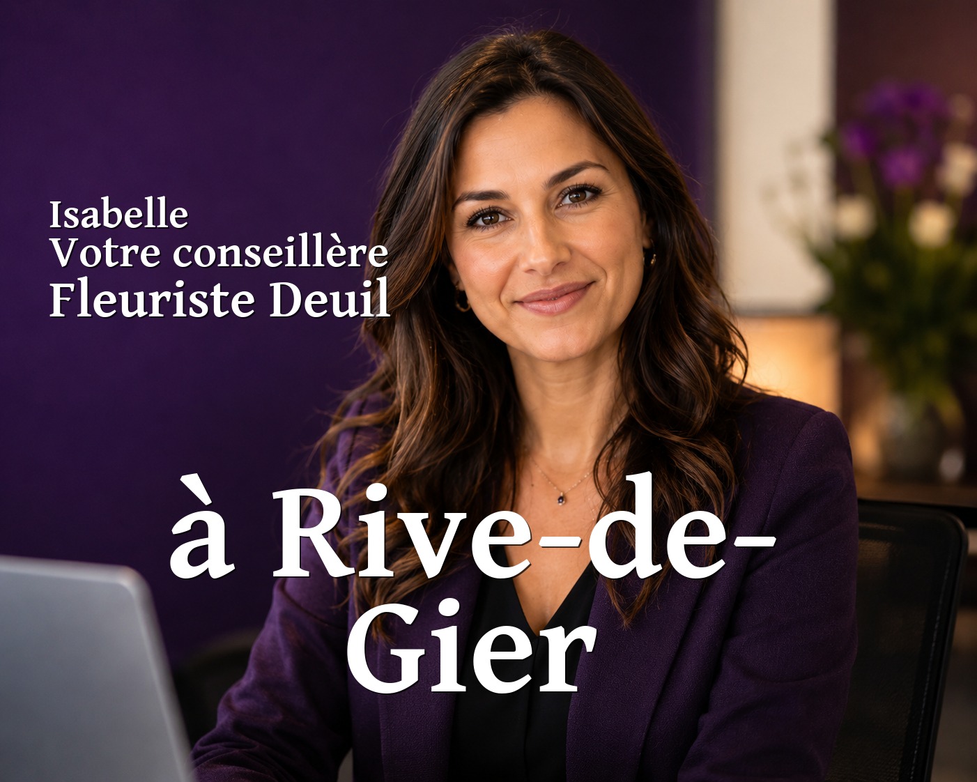 Isabelle, votre conseillère Fleuriste Deuil à Rive-de-Gier