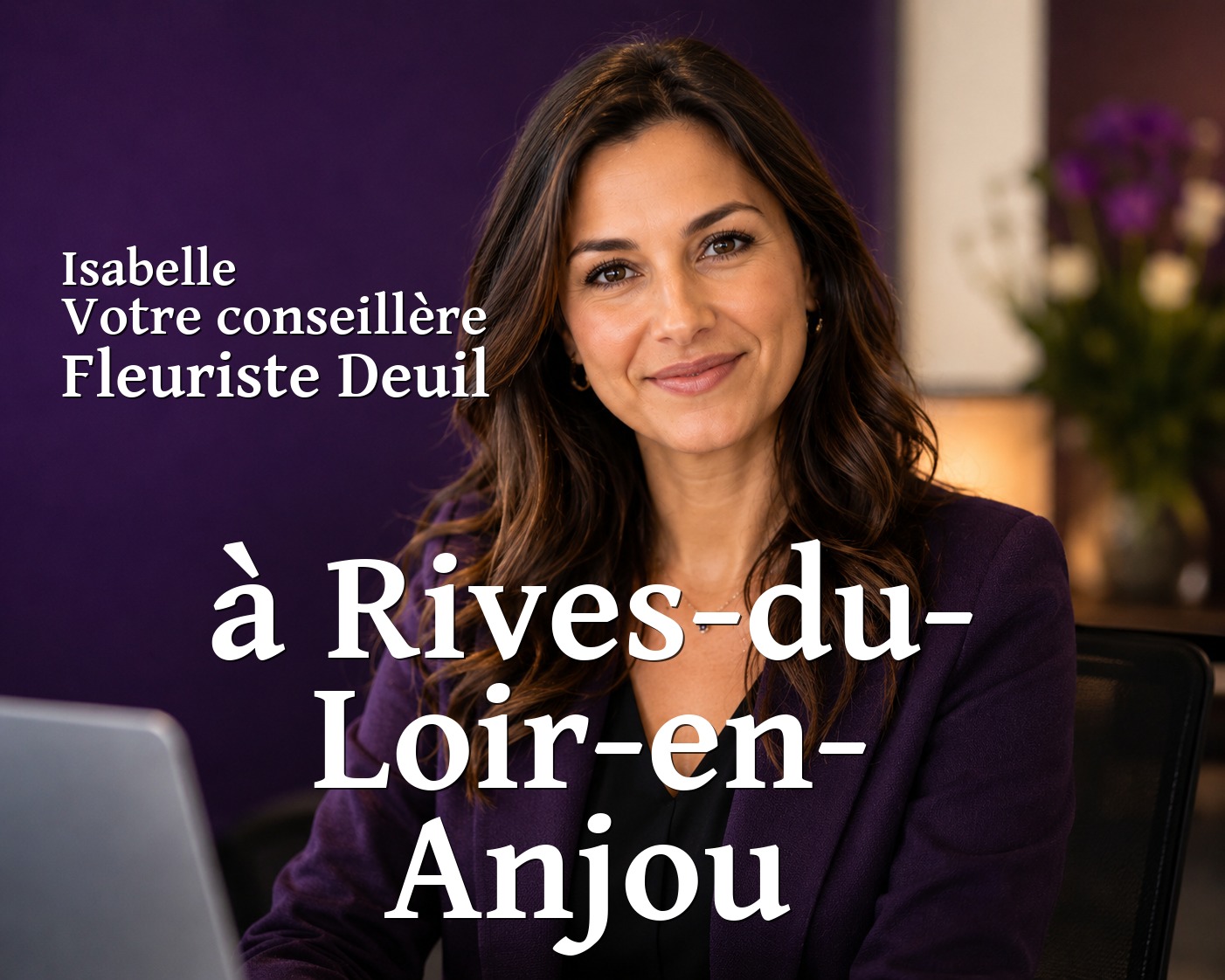 Isabelle, votre conseillère Fleuriste Deuil à Rives-du-Loir-en-Anjou